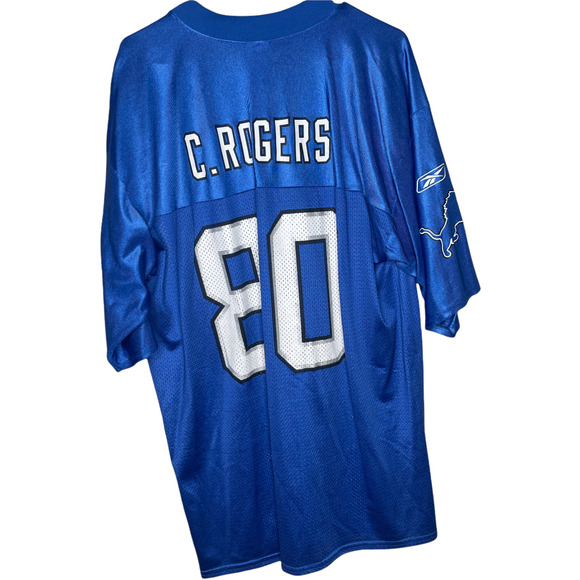Reebok NFL Detroit Lions Jersey Charles Rogers Men's  Size Large - Picture 1 of 6